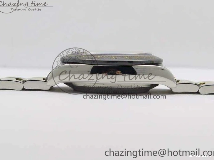 1230 FlexibleFit Daytona SS YG Ceramic Bezel JH Best Edition Gold Dial On SS YG Bracelet A 3528